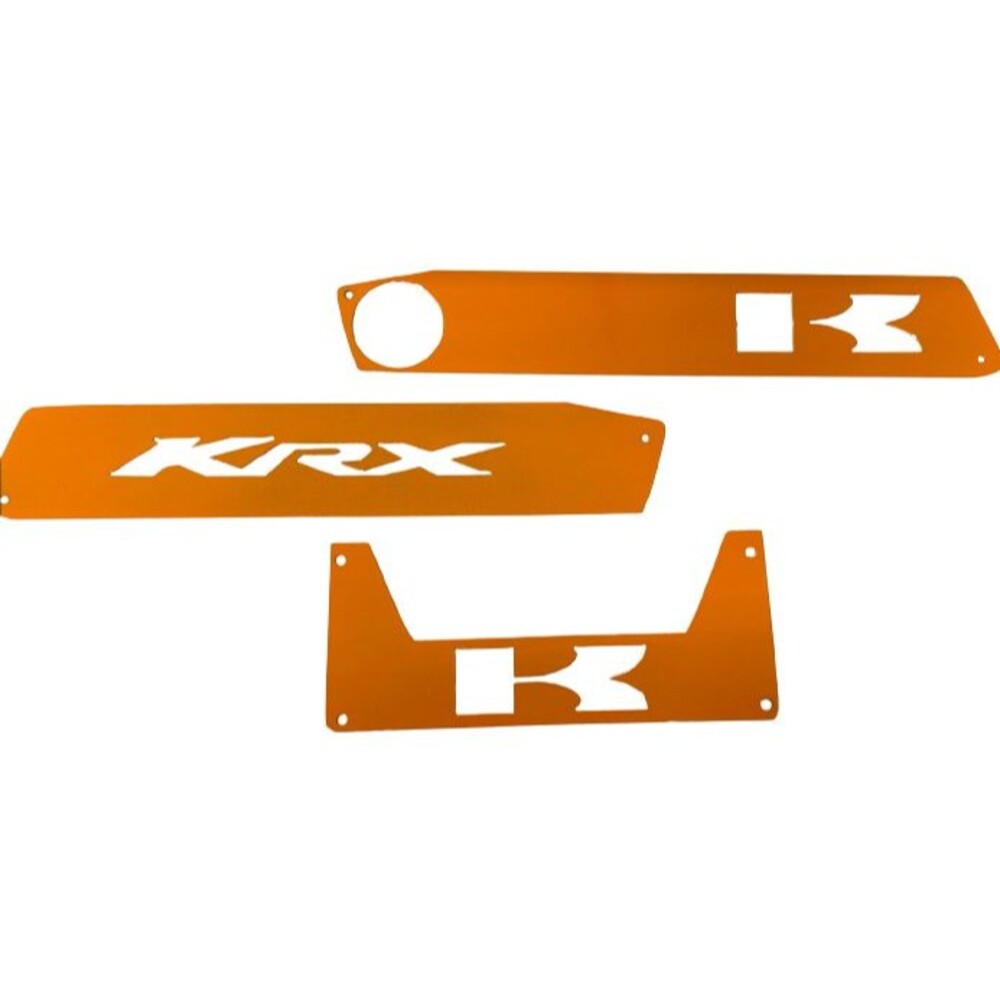 PBR Products Kawasaki KRX 1000 Cubby Dash Plate AND Dash Plates - Orange